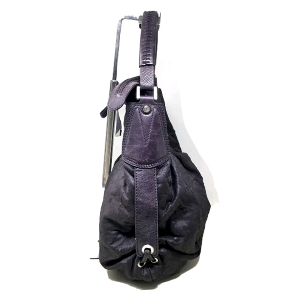 Francesco Biasia Ellen Purple Slouchy Hobo - Picture 4 of 6